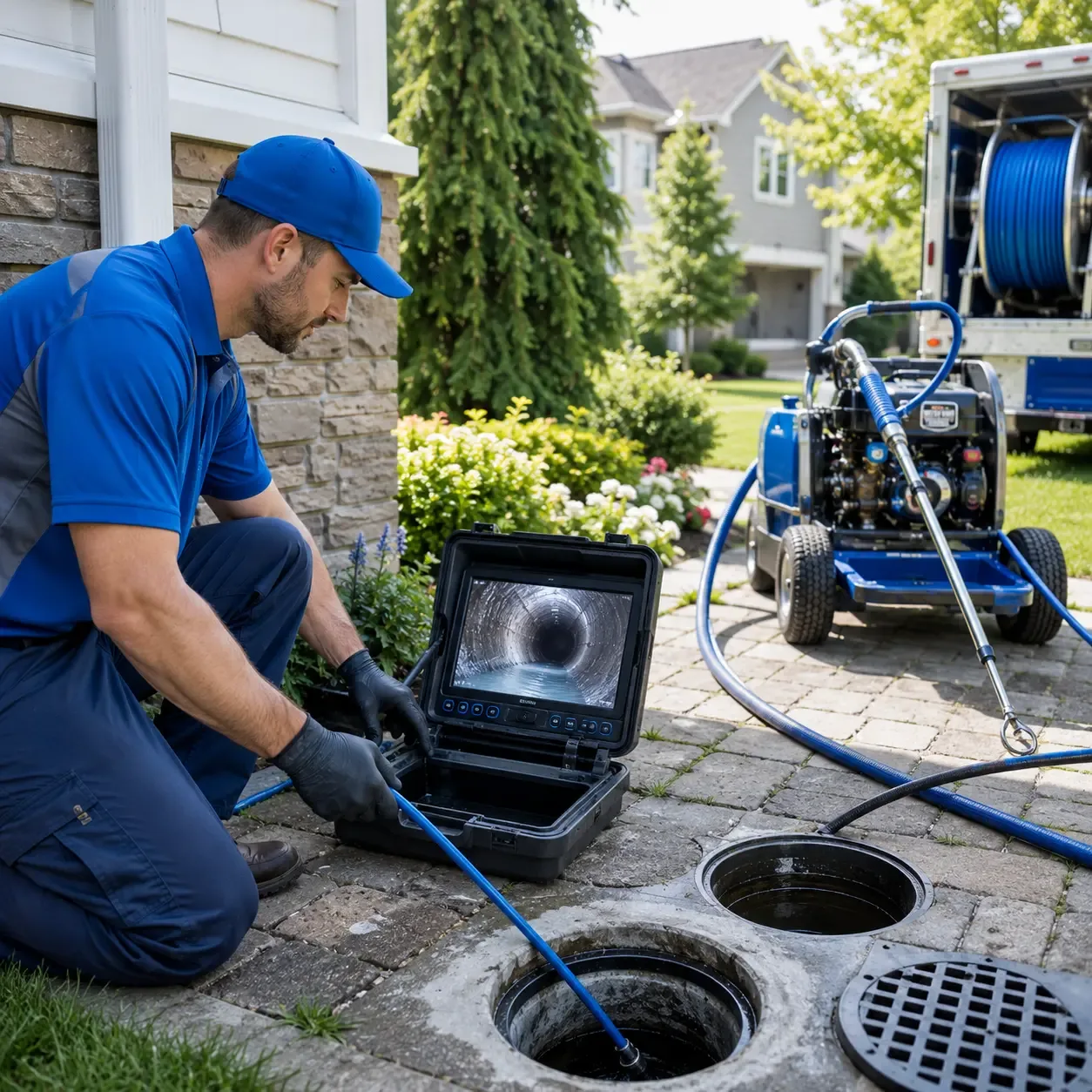 Outdoor drain cleaning professionals serving Blue Eye, MO